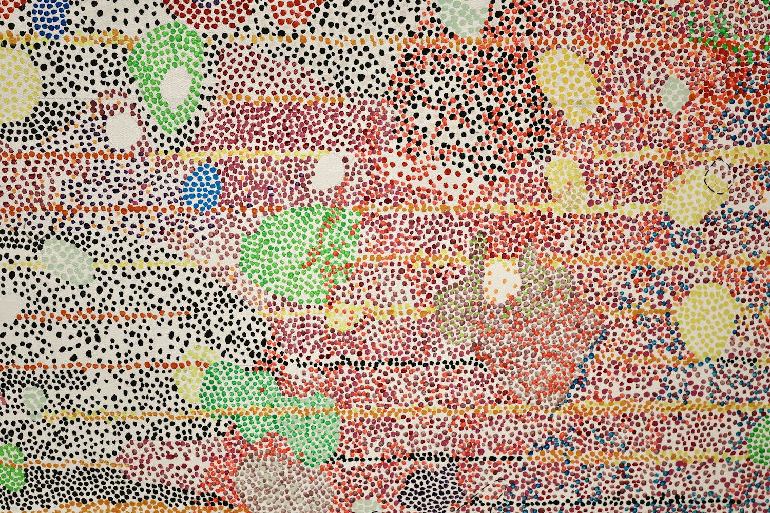 点描のような抽象アートの写真